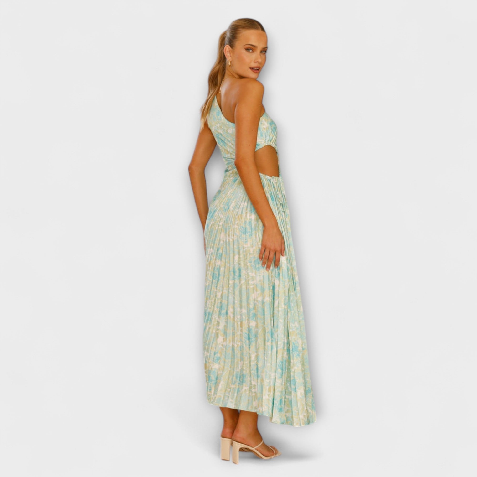 Sienna - Elegantiškos Maxi Suknelės su Iškirpte