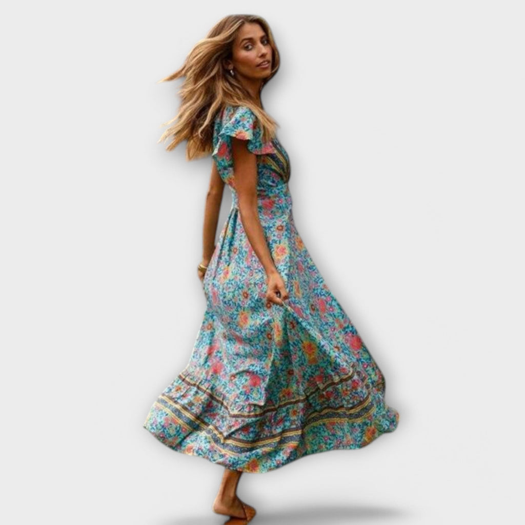 Shylin Boho Maxi Suknelė