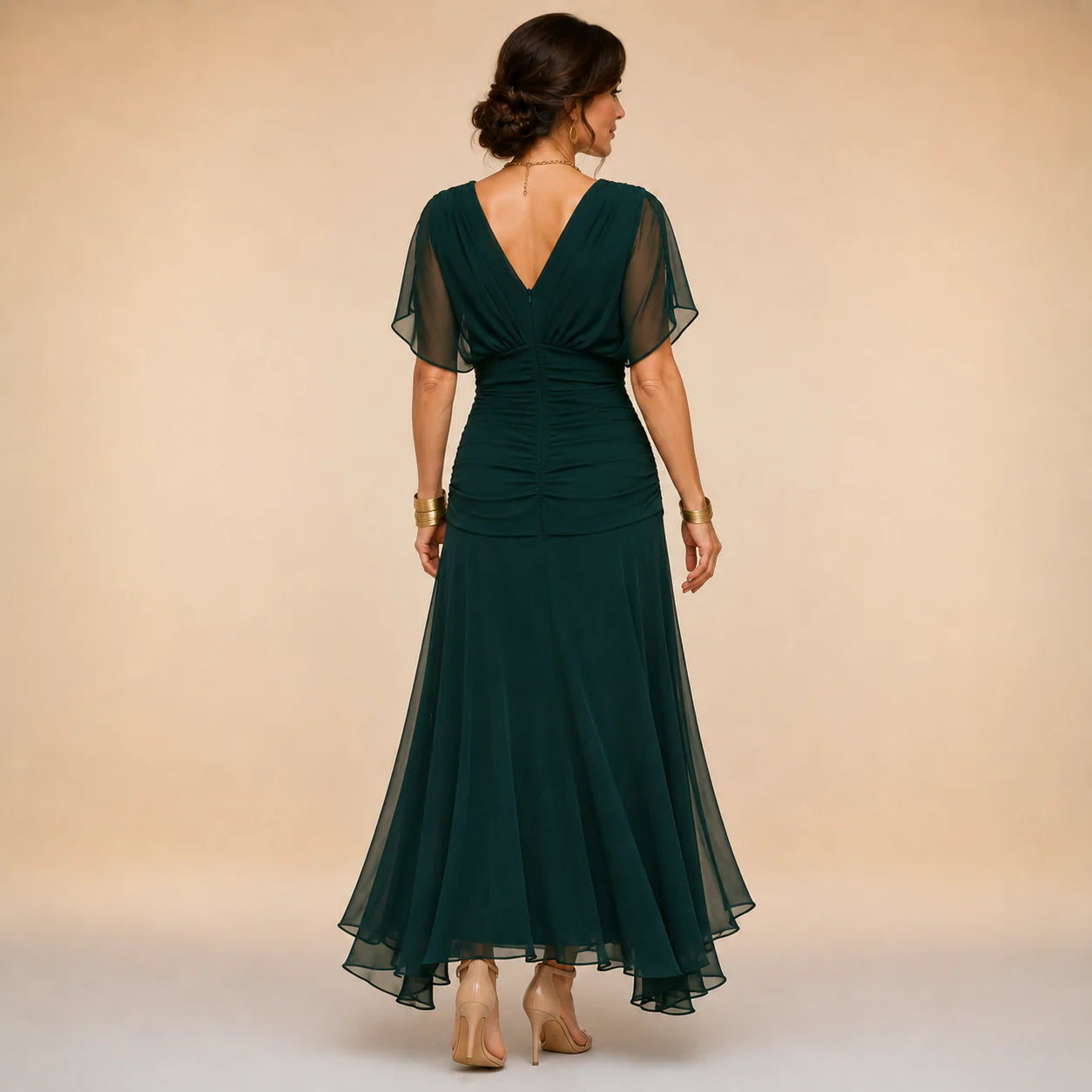 Leonora Elegantišką Maxi Suknelė